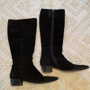 Sesto Meucci Dabry Black Suede Boots